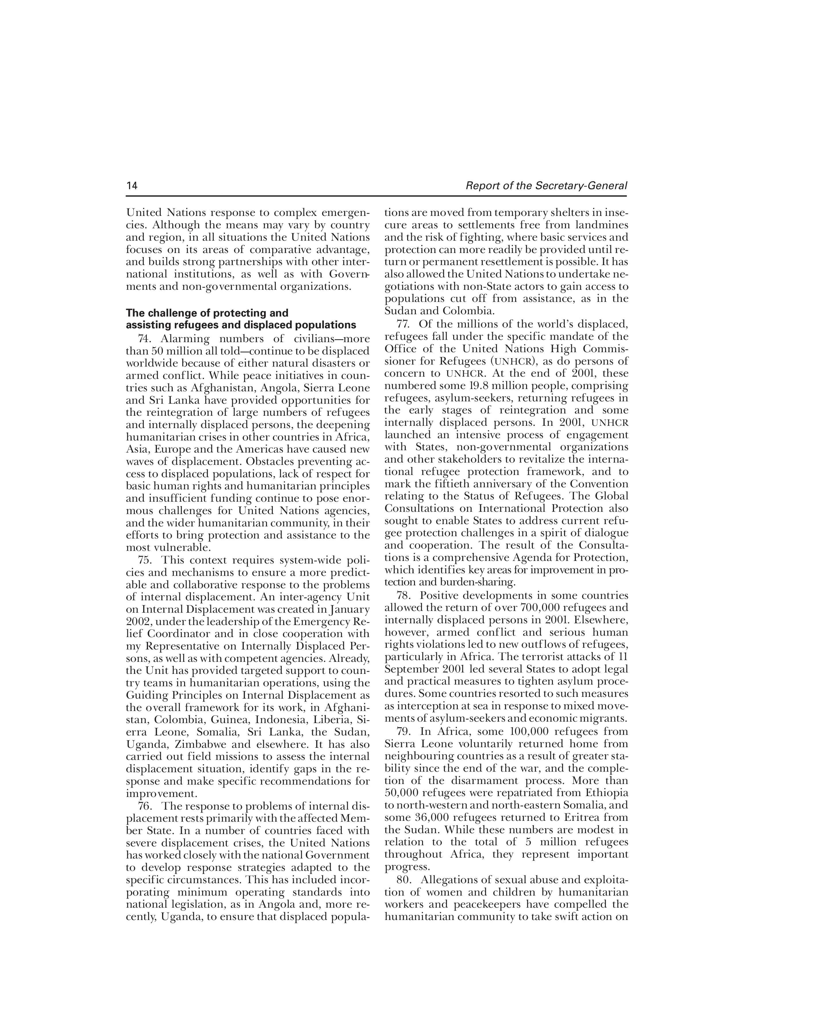guiding principles on internally displacements Internal displacement in south africa: united nations guiding principles on internal displacement within the category of arbitrary displacements prohibited. guiding principles on internally displacements Internal displacement in south africa: united nations guiding principles on internal displacement within the category of arbitrary displacements prohibited.